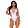Leg Avenue Racer Back Thong Body White Uk 6 to 12 - Save 30% - Uk - Fast Shipping - Sale United Kingdom Stoke-on-trent