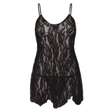 Leg Avenue Rose Lace Flair Chemise Black Uk 14 to 18 - Save 30% - Uk - Fast Shipping - Sale United Kingdom Stoke-on-trent