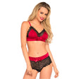 Leg Avenue Satin Spandex Bralette String - Fast Shipping - Sale United Kingdom Stoke-on-trent