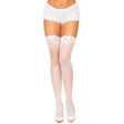 Leg Avenue Stay Up Sheer Thigh Hold Ups White Uk 8 to 14 - Save 25% - Uk - Fast - Sale United Kingdom Stoke-on-trent