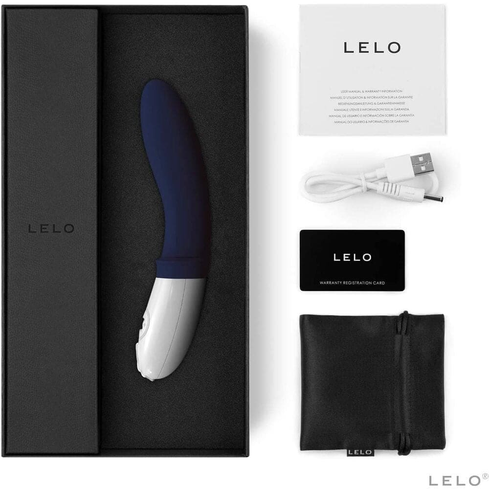 Lelo Billy 2 Deep Blue Luxury Rechargeable Prostate Massager - Save 30% - Anal Dildos