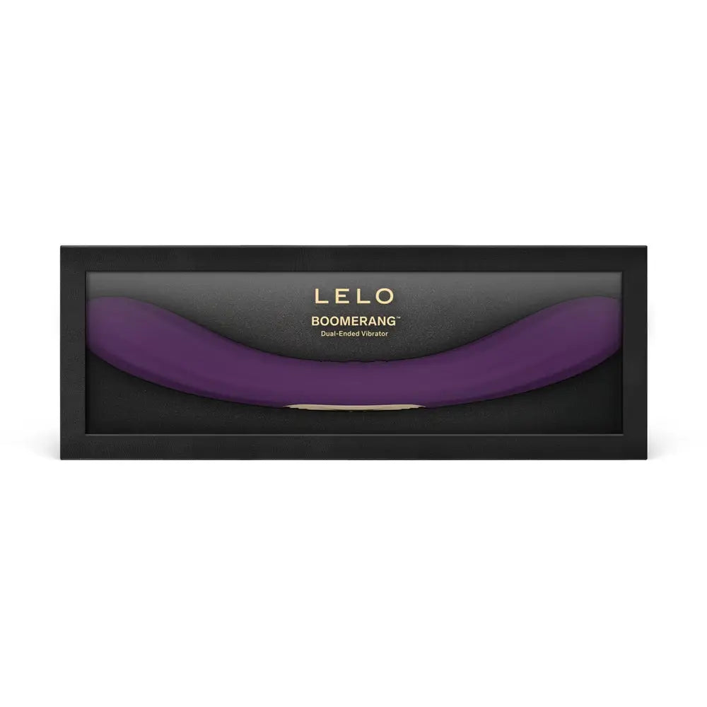 Lelo Boomerang Dual Ended Vibrator Purple - Save 5% - United Kingdom Stoke-on-trent