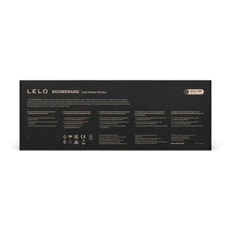Lelo Boomerang Dual Ended Vibrator Purple - Save 5% - United Kingdom Stoke-on-trent