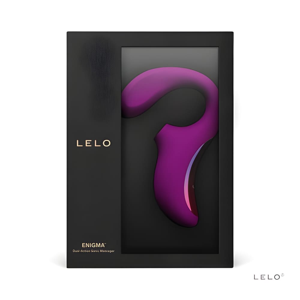 Lelo Enigma Dual Stimulation Sonic Massager Deep Rose - Suction Vibrators - Save 20% - Vibrator