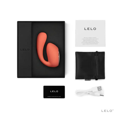 Lelo Ida Wave - Coral Red - Save 10% - Fast Shipping - Vibrator United Kingdom Stoke-on-trent