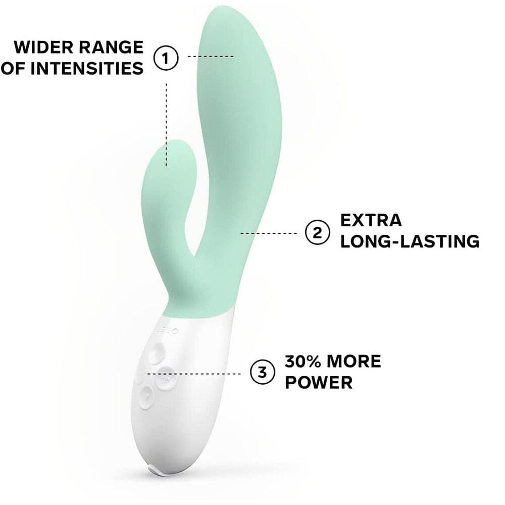 Lelo Ina 3 Dual Action Massager Seaweed - Save 30% - Vibrator