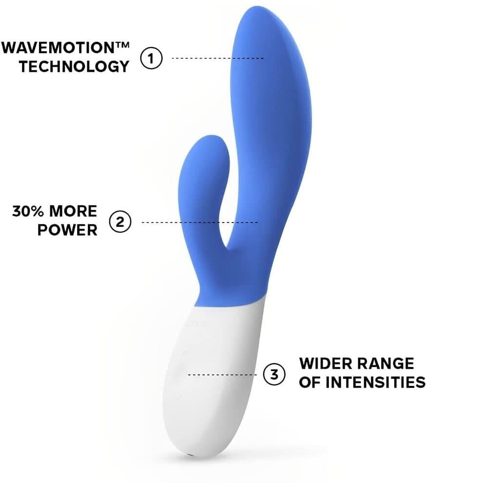 Lelo ina Wave 2 Luxus wiederaufladbares Stimmungblau