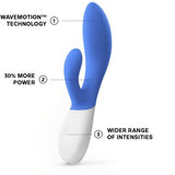 Lelo ina Wave 2 Luxus wiederaufladbares Stimmungblau