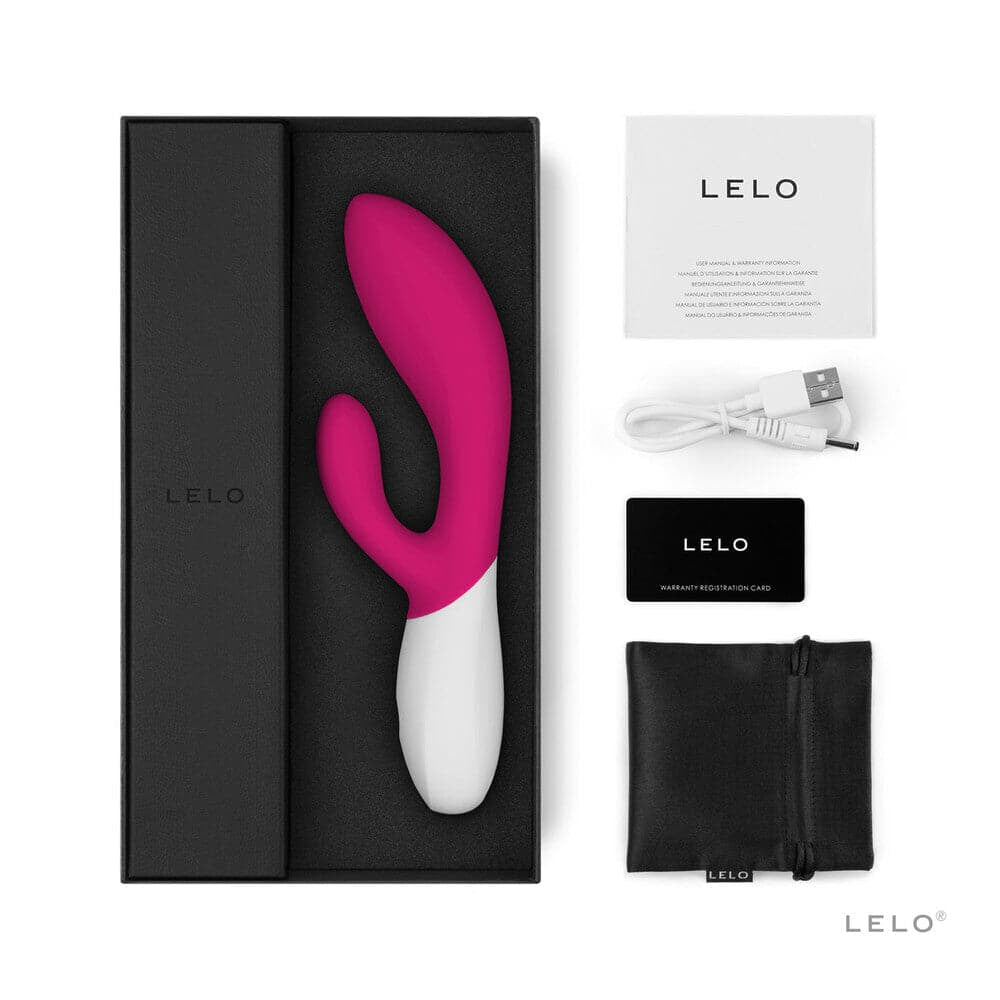 Lelo Ina Wave 2 Vibe recarregável de luxo Cerise