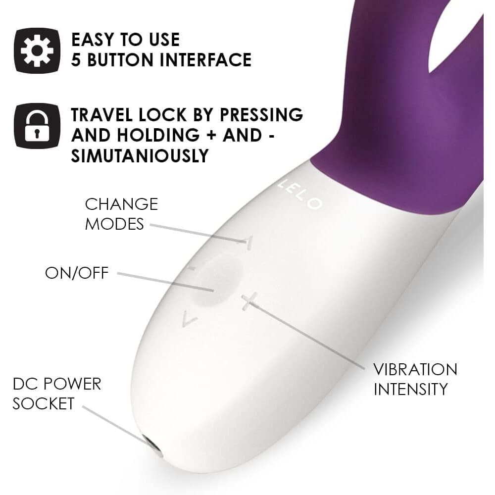 Lelo Ina Wave 2 Luxury Rechargeable Vibe Plum - Save 30% - Sale