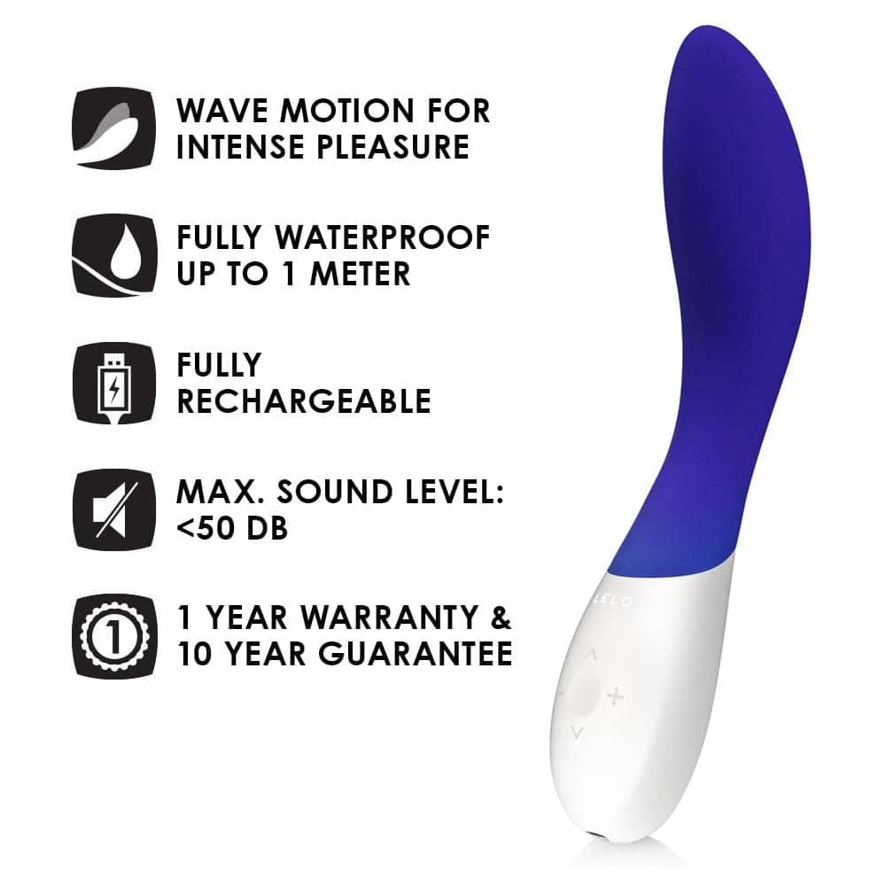 Lelo Mona Wave Midnight Blue Vibrator - Save 30% - Sale