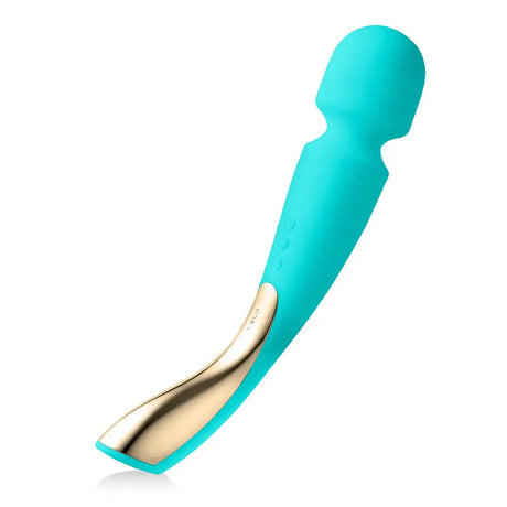 Lelo Smart Wand 2 Large Aqua Lelo Fast Shipping Vibrator United Kingdom Stoke on Trent