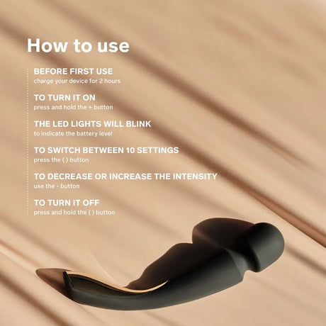 Lelo Smart Wand 2 Large Aqua Lelo Fast Shipping Vibrator United Kingdom Stoke on Trent