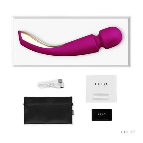 Lelo Smart Wand 2 Large Deep Rose Lelo Fast Shipping Vibrator United Kingdom Stoke on Trent