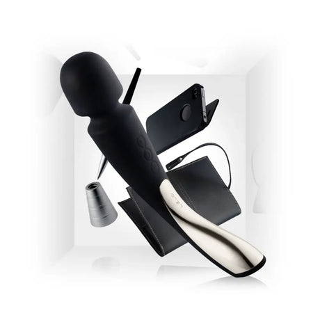 Lelo Smart Wand - Black - Save 25% - Fast Shipping - Vibrator United Kingdom Stoke-on-trent