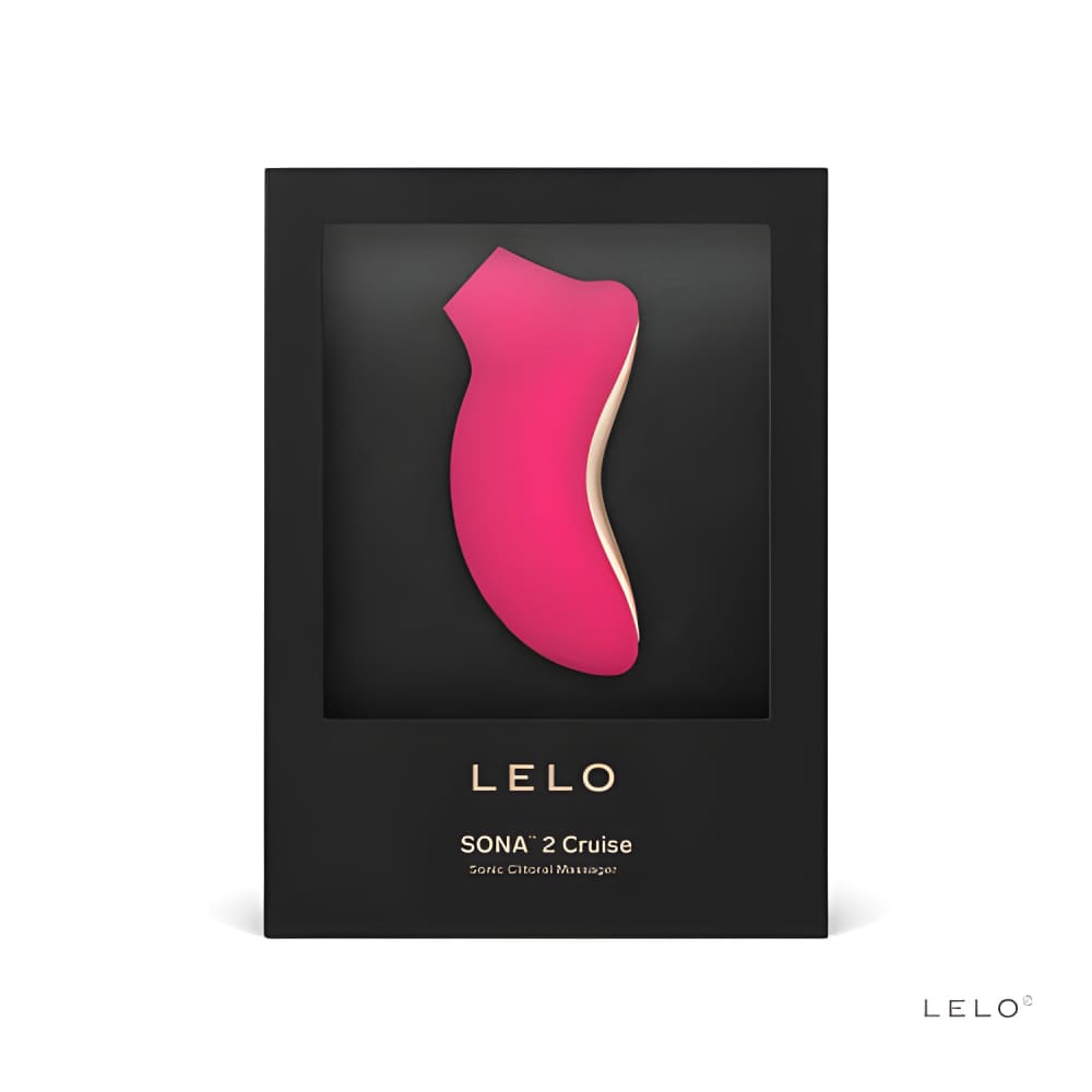 Lelo Sona 2 Cruise Clitoral Massager Cerise - Suction Vibrators - Save 20% - Vibrator