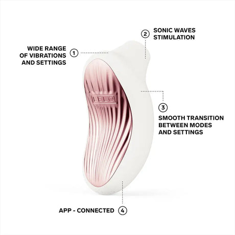 Lelo Sona 3 Clitoral Massager Cream - Save 5% - Vibrator United Kingdom Stoke-on-trent