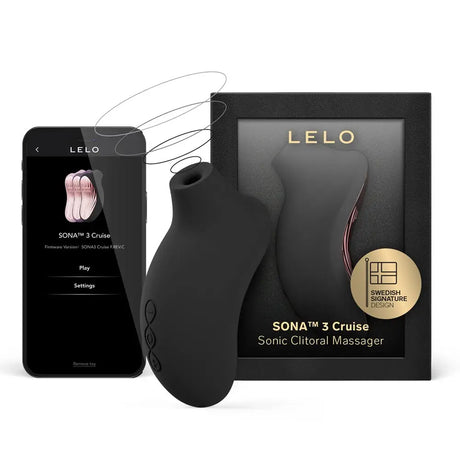Lelo Sona 3 Cruise Clitoral Massager Black - Save 5% - Vibrator United Kingdom Stoke-on-trent