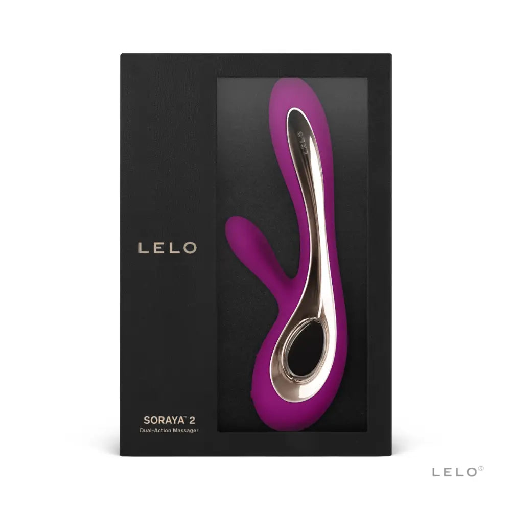 Lelo Soraya 2 Purple Luxury Vibrator Ladies Sex Toy 12 Settings Silicone - Save 15% - Lelo - United Kingdom Stoke-on-trent