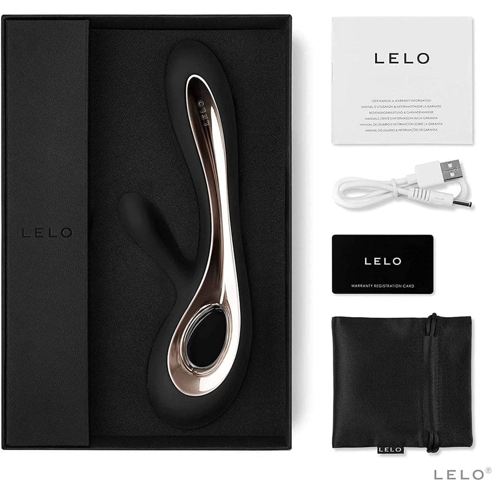 Lelo Soraya 2 Dual Rabbit Vibrator Black - Save 30%