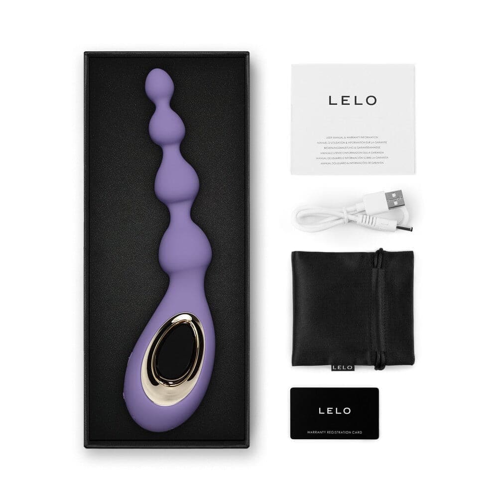 Lelo Soraya Anal Beads Massager Violet Dusk - Save 30% - Vibrators