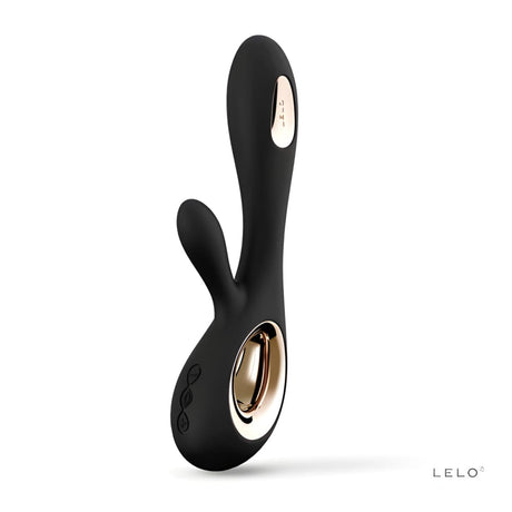 Lelo Soraya Wave Dual Action Vibrator Black - Rabbit Vibrators - Save 20%