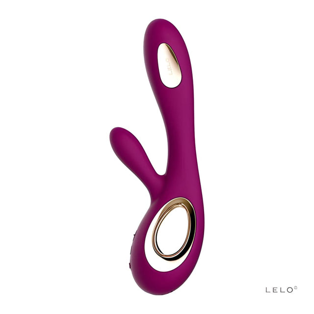 Lelo Soraya Wave Dual Action Vibrator Deep Rose - Rabbit Vibrators - Save 20%