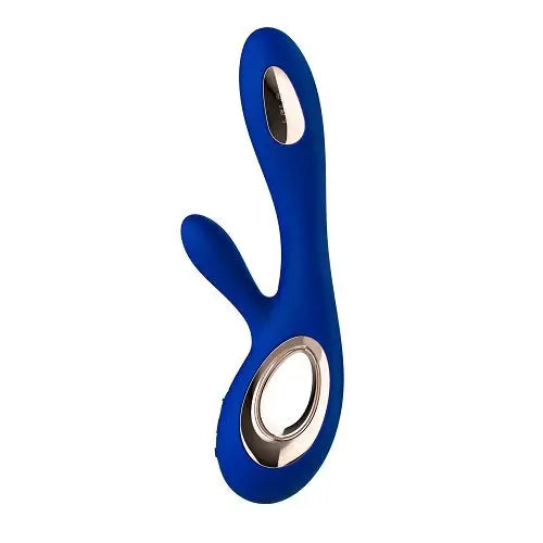Lelo Soraya Wave Dual Action Vibrator Midnight Blue Fast Shipping United Kingdom Stoke on Trent