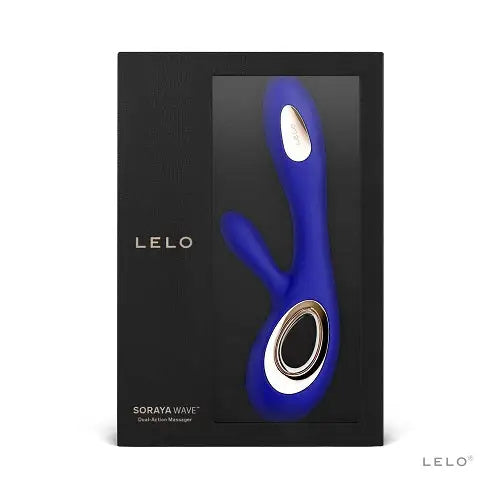 Lelo Soraya Wave Dual Action Vibrator Midnight Blue Fast Shipping United Kingdom Stoke on Trent