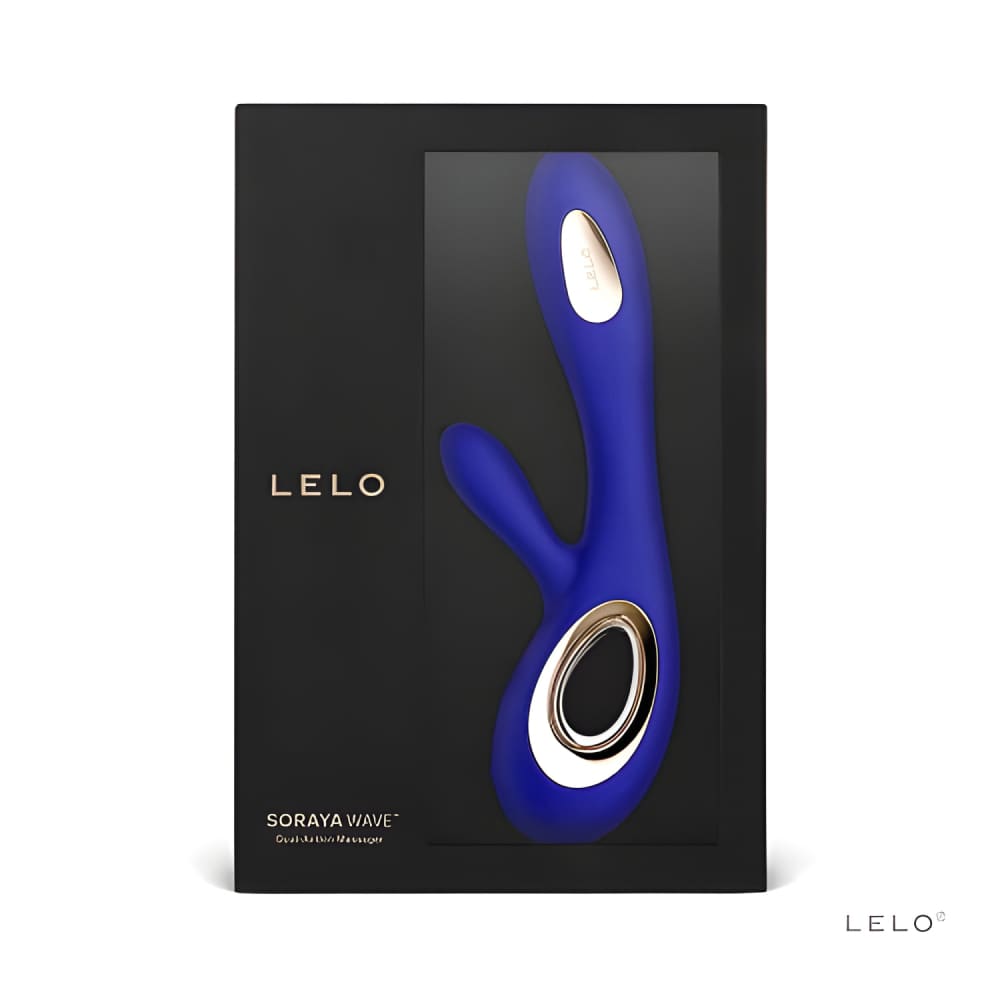 Lelo Soraya Wave Dual Action Vibrator Midnight Blue - Rabbit Vibrators - Save 20%