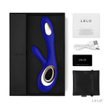 Lelo Soraya Wave Dual Action Vibrator Midnight Blue - Rabbit Vibrators - Save 20%