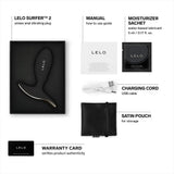 Lelo Surfer 2 Unisex Anal Vibrating Plug Black - Save 20% - Dildos United Kingdom Stoke-on-trent