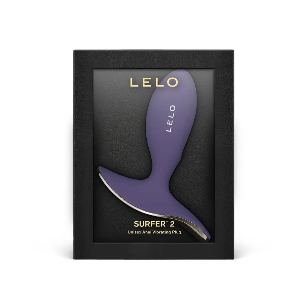 Lelo Surfer 2 Unisex Anal Vibrating Plug Cyber Purple - Save 20% - Dildos United Kingdom Stoke-on-trent