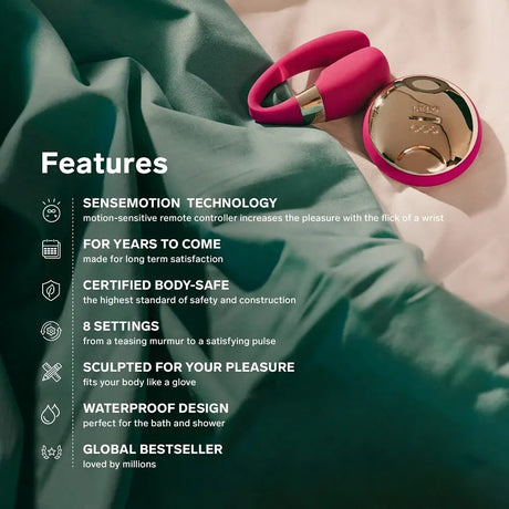 Lelo Tiani 3 Couples Massager Cerise - Lelo - Fast Shipping - Sex Toys United Kingdom Stoke-on-trent