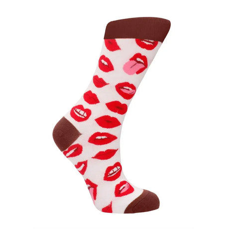 Lip Love Sexy Socks Size 36 to 41 - Save 25% - Fast Shipping - Sale United Kingdom Stoke-on-trent