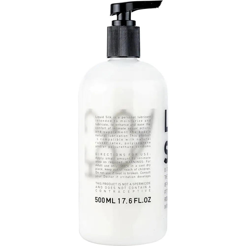 Liquid Silk Lubricant White 500ml - Fast Shipping - Sex Essentials United Kingdom Stoke-on-trent