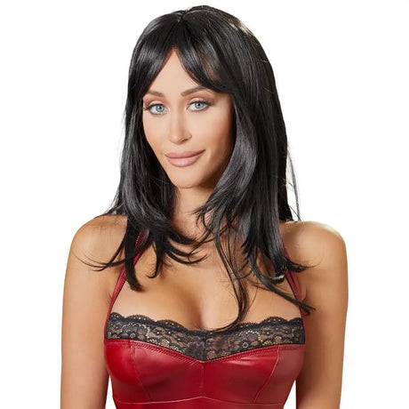 Long Black Wig - Save 25% - Fast Shipping - Sale United Kingdom Stoke-on-trent
