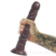 Long Man 10 Inch Dildo Brown - Dildos - Save 30% - Fast Shipping - United Kingdom Stoke-on-trent