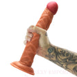 Long Real Feel 10 Inch Dildo Brown - Dildos - Save 25% - Fast Shipping - United Kingdom Stoke-on-trent