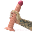 Long Real Feel 10 Inch Dildo Flesh - Dildos - Save 15% - Fast Shipping - United Kingdom Stoke-on-trent
