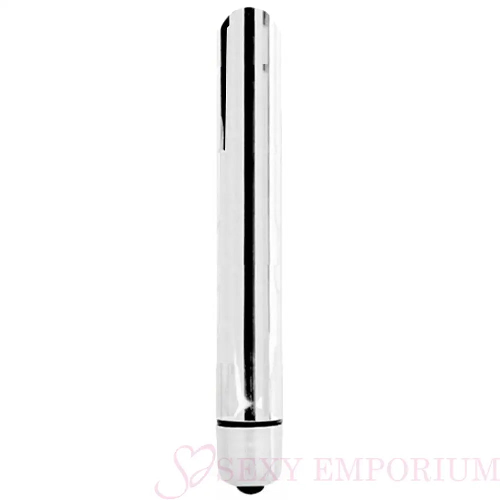 Long Silver 10 Mode Bullet Vibrator - Save 25% - Fast Shipping - United Kingdom Stoke-on-trent
