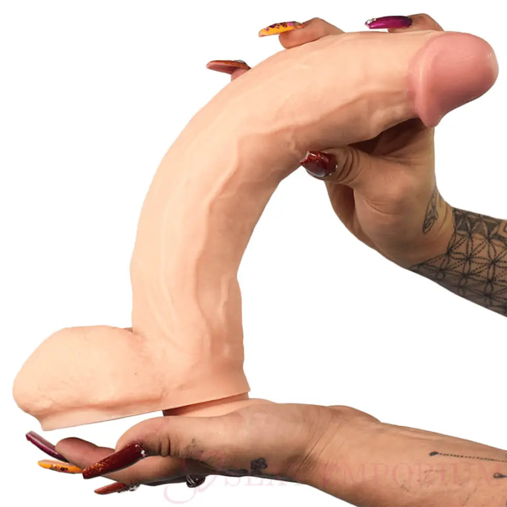 Long Texas Bbq 12 Inch Large Dildo Flesh - Dildos - Save 30% - Bbq - Fast Shipping - United Kingdom Stoke-on-trent