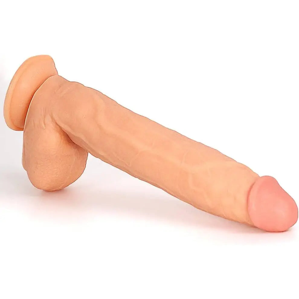 Long Texas Bbq 12 Inch Large Dildo Flesh - Dildos - Save 30% - Bbq - Fast Shipping - United Kingdom Stoke-on-trent