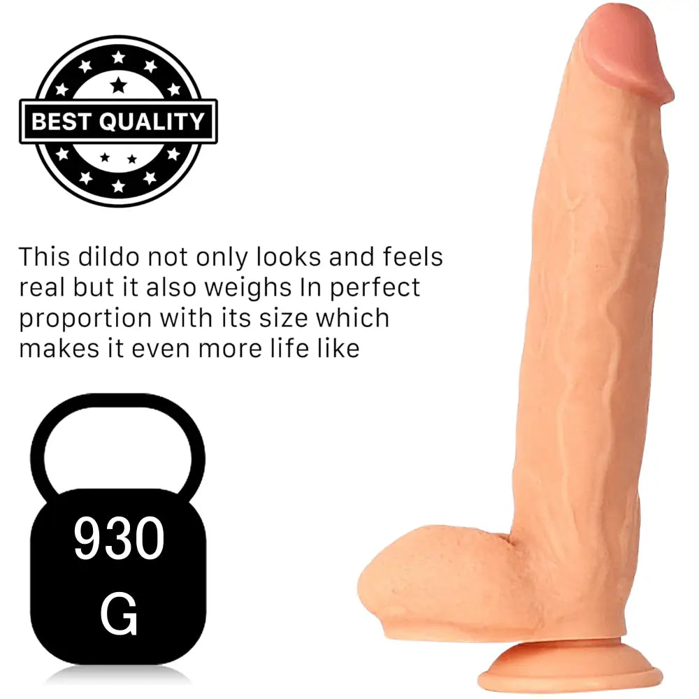 Long Texas Bbq 12 Inch Large Dildo Flesh - Dildos - Save 30% - Bbq - Fast Shipping - United Kingdom Stoke-on-trent