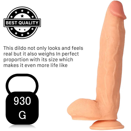 Long Texas Bbq 12 Inch Large Dildo Flesh - Dildos - Save 30% - Bbq - Fast Shipping - United Kingdom Stoke-on-trent
