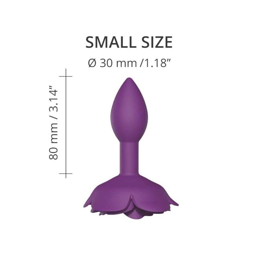 Love to Open Rose Small Butt Plug - Save 30% - Sale