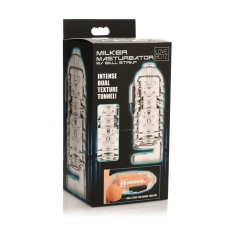 Lovebotz the Milker Tpe with Ball Strap Clear - Sex Toys - Save 25% - the Tpe with - Fast Shipping - Sale United Kingdom Stoke-on-trent