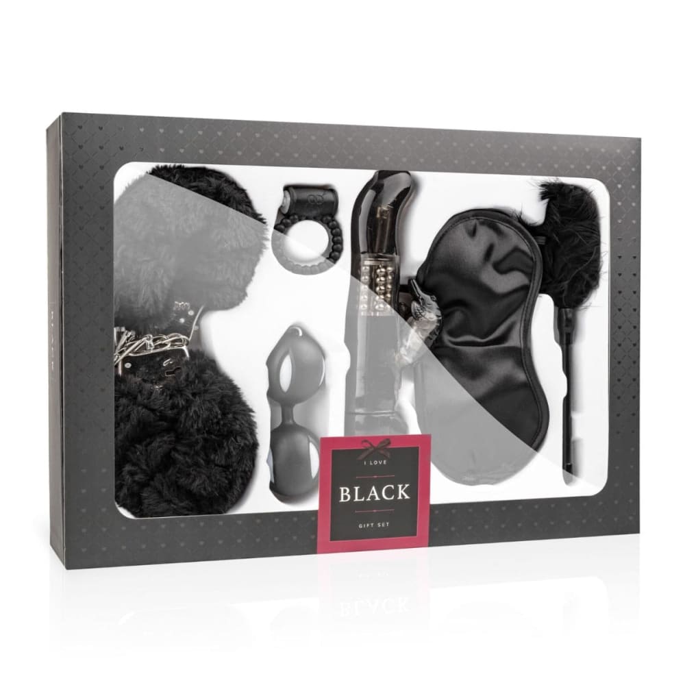 Loveboxxx i Love Black Couples Bondage Sex Toy Gift Set - Toys - Save 20% - Sale