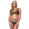 Lovely Black Bra and Briefs Set - Sale