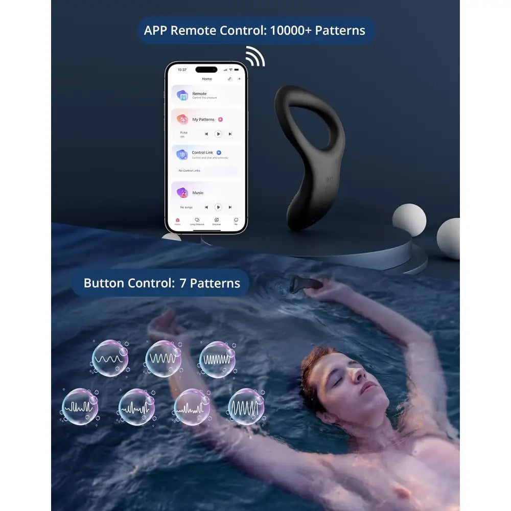 Lovense Diamo – App-controlled Vibrating Cock Ring (perineum Stimulation) - Save 20% - Lovense App & Long-distance Control - Sale United